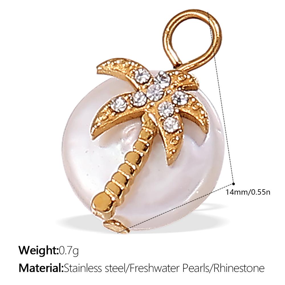 Collana Serie Oceano Placcata Oro 18K con Ciondolo Pesce in Ceramica e Stella Marina