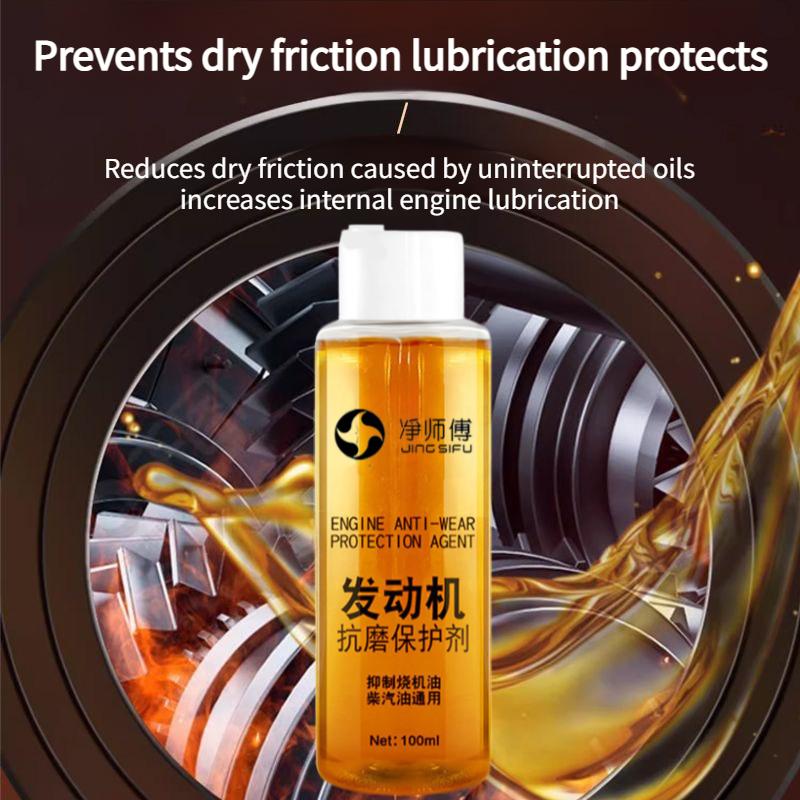 100ML Engine Protectant Anti-wear Agent Noise Reduction Jitter Strong Burning Engine Oil Liquid Additive Engine Repair Additive