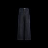 BINJORA Women's High-Waist Wide-Leg Duck Down Denim Pants