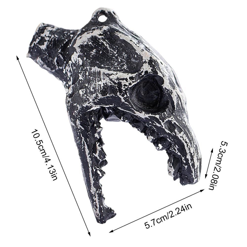 Ацтекский Свисток Смерти Громкий Странный Звук Свисток Кричащий Ацтекский Свисток Коллекционный Странный Звук Свисток Маленький Свисток Для Хэллоуина чёрный