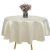 Round Satin Tablecloth Luxury Wedding Decor Christmas Birthday Baby Shower Home Party Tablecloth Overlays Coffee Table Cover
