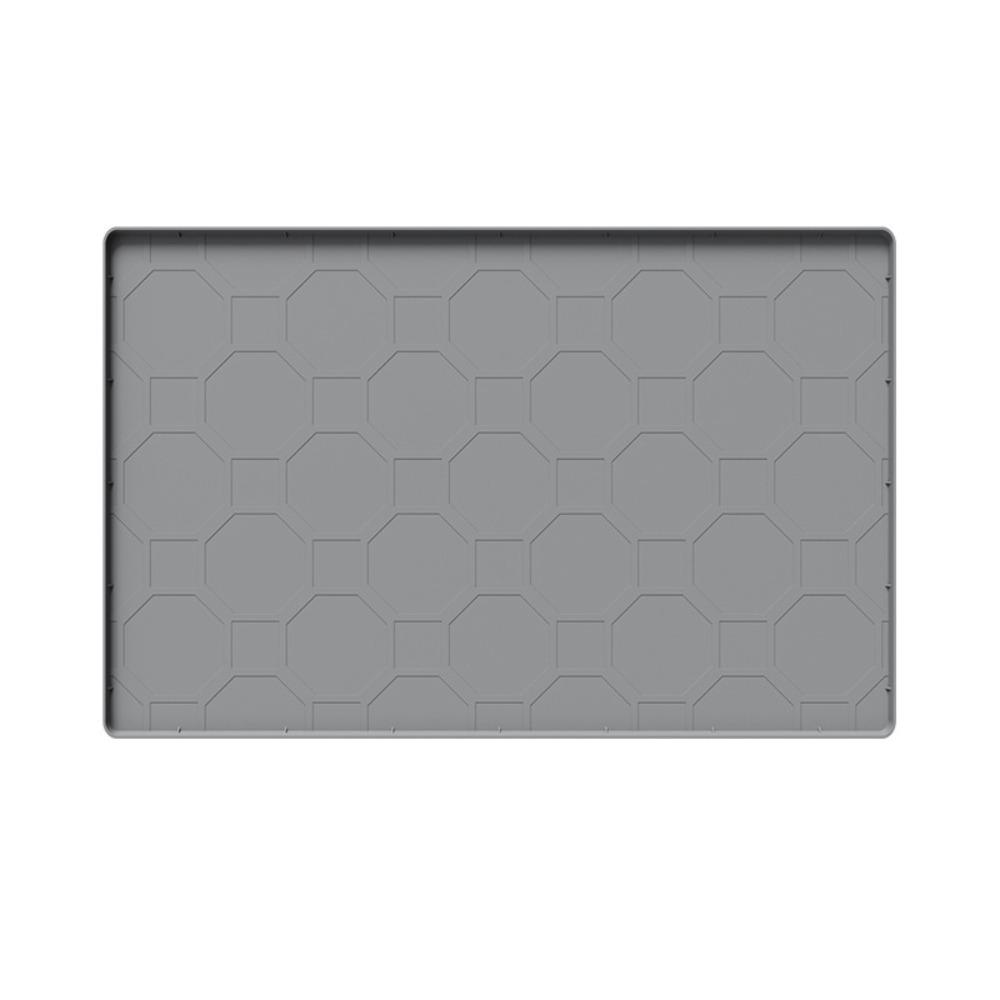 34" x 22" Under Sink Mat Silicone Sink Tray Multi-functional Pet Feeding Mat  for Kitchen Bathroom