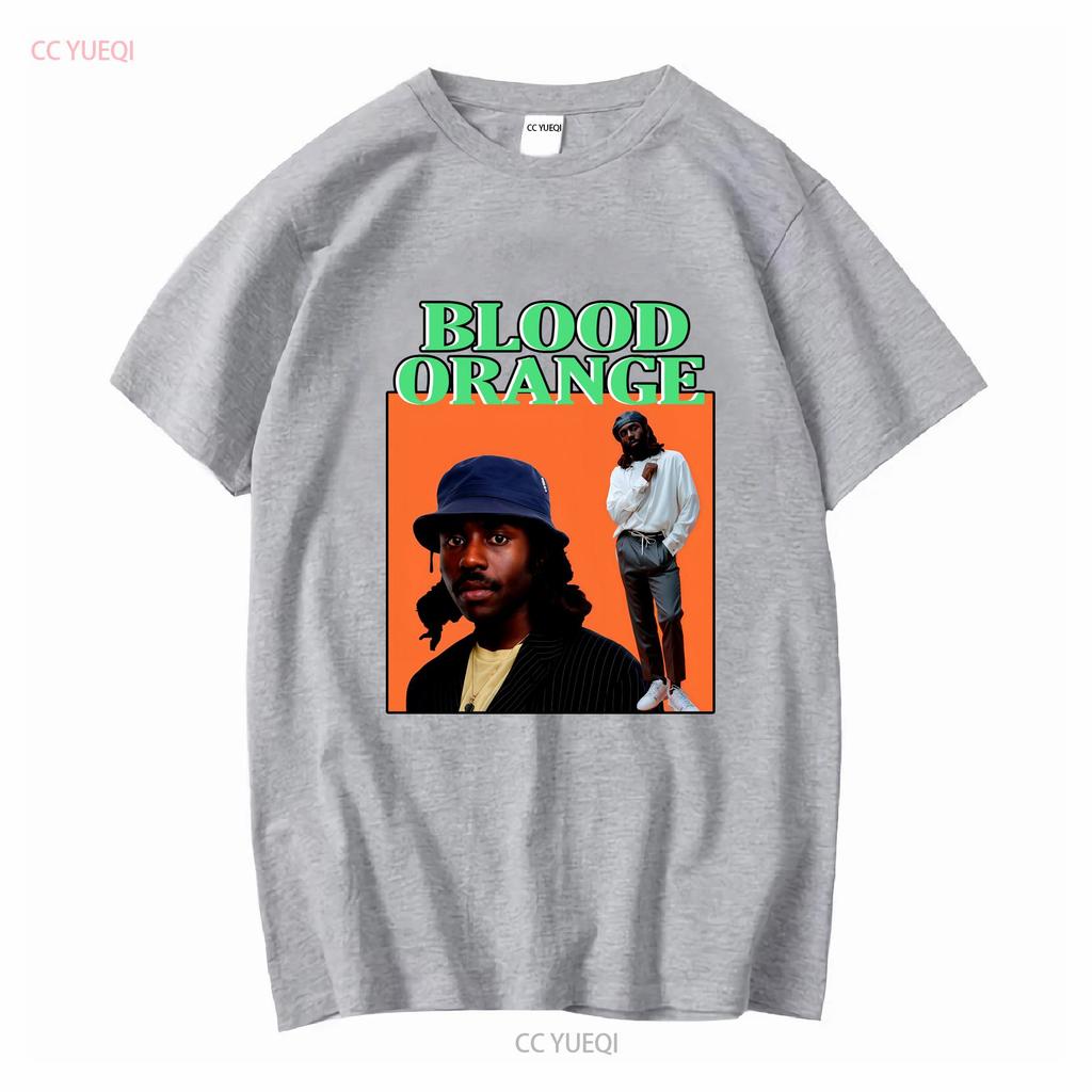 Blood Orange Dev Hynes Klasické tričko Těžká bavlna vintage Prané Unisex Ležérní Všestranné Prodyšné pánské streetwear Mírně