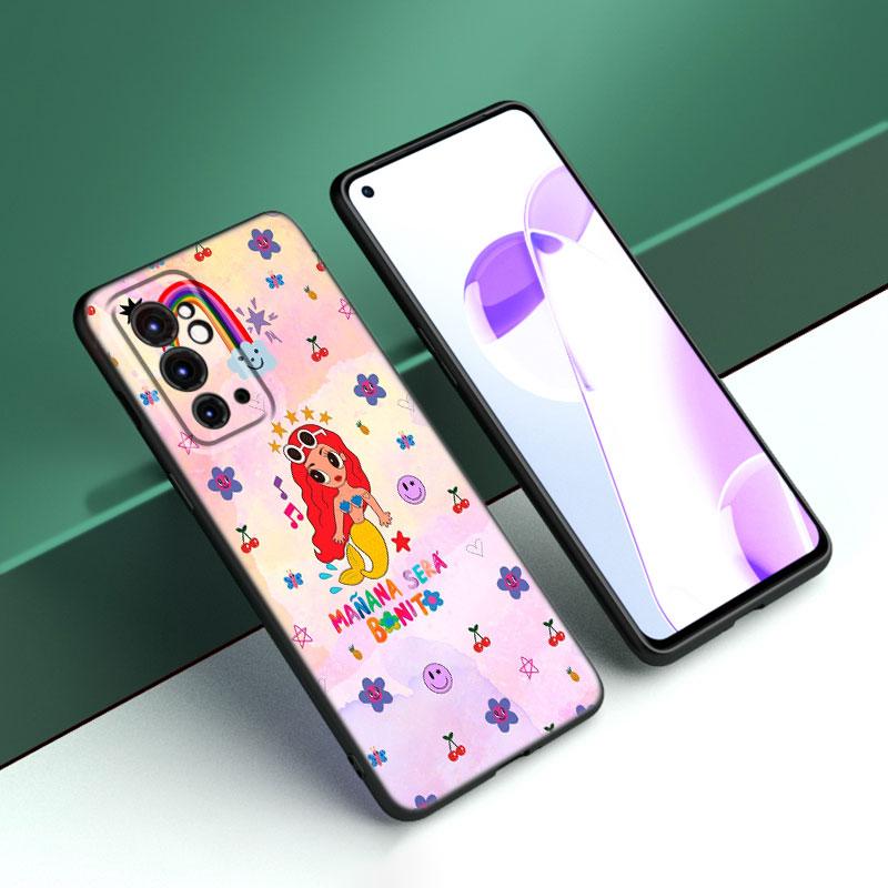 Karolg Manana Sera Bonito Black Phone Case For OnePlus 9R 10R 11R 12R ACE 2 Pro 2V 3V Nord CE 2 3 Lite 4 N10 N20 N30 SE 5G