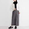 HIMIKO Flat Suede Combination Sneakers, Black, 657302, Comfortable Cushioned, 1.5cm Heel, Lace-Up, Black, Size 255