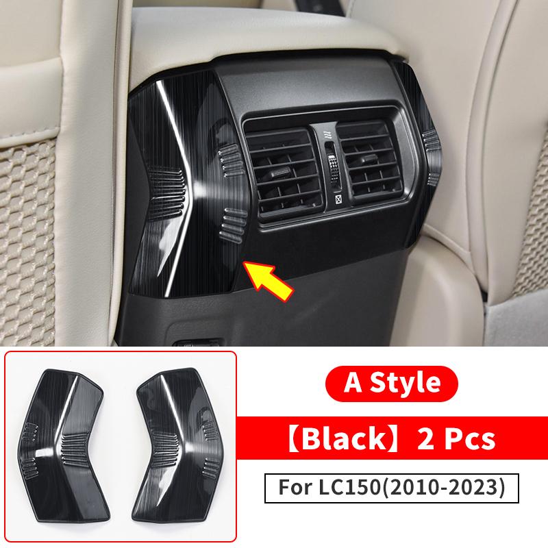 Armrest Box Air Vent Corner Protector Patch For 2010- Toyota Land Cruiser Prado 150 LC150 Interior Decoration  Accessories