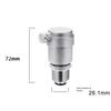 For Hot And Cold Water Systems Pointed Heating Valve Stainless Steel Valve DM15 G1 2 71*21mm Efficient Air Venting Valve