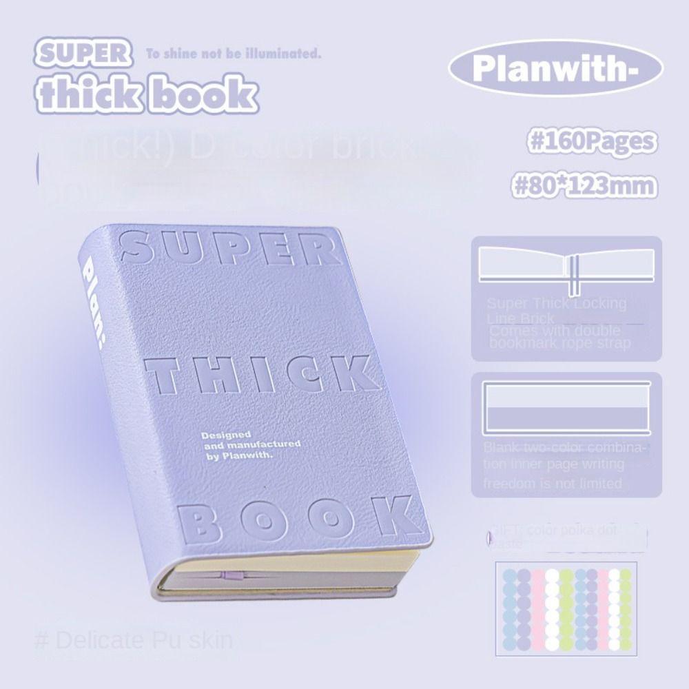 Waterproof Cover Pocket Notebook Minimalist Planner Notepad Creative Leather Notebook  School