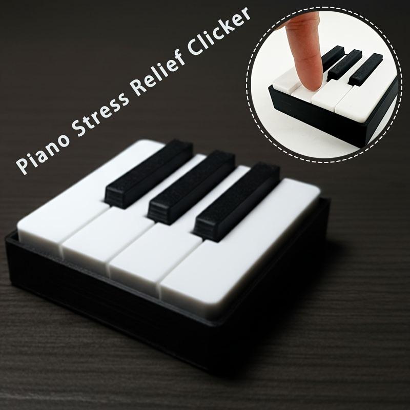 3D-gedruckter PLA Klaviertastatur Clicker - Drucktyp Entspannung Fidget Figur geeignet für Schreibtisch, Partyspiele, Musiktastendrücker