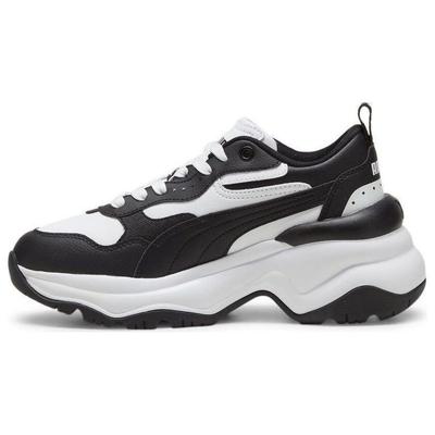 Wmns Cilia Wedge Black White 393915-07