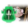 Green Pig Drinking Bowl Plastic Piglet Water Bowl Easy Clean Pig Feeder Bowl  Farm Use