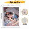 Disney Digital Oil Painting Snow White Sleeping Princess Art Handmade Diy Gift Home Decoration