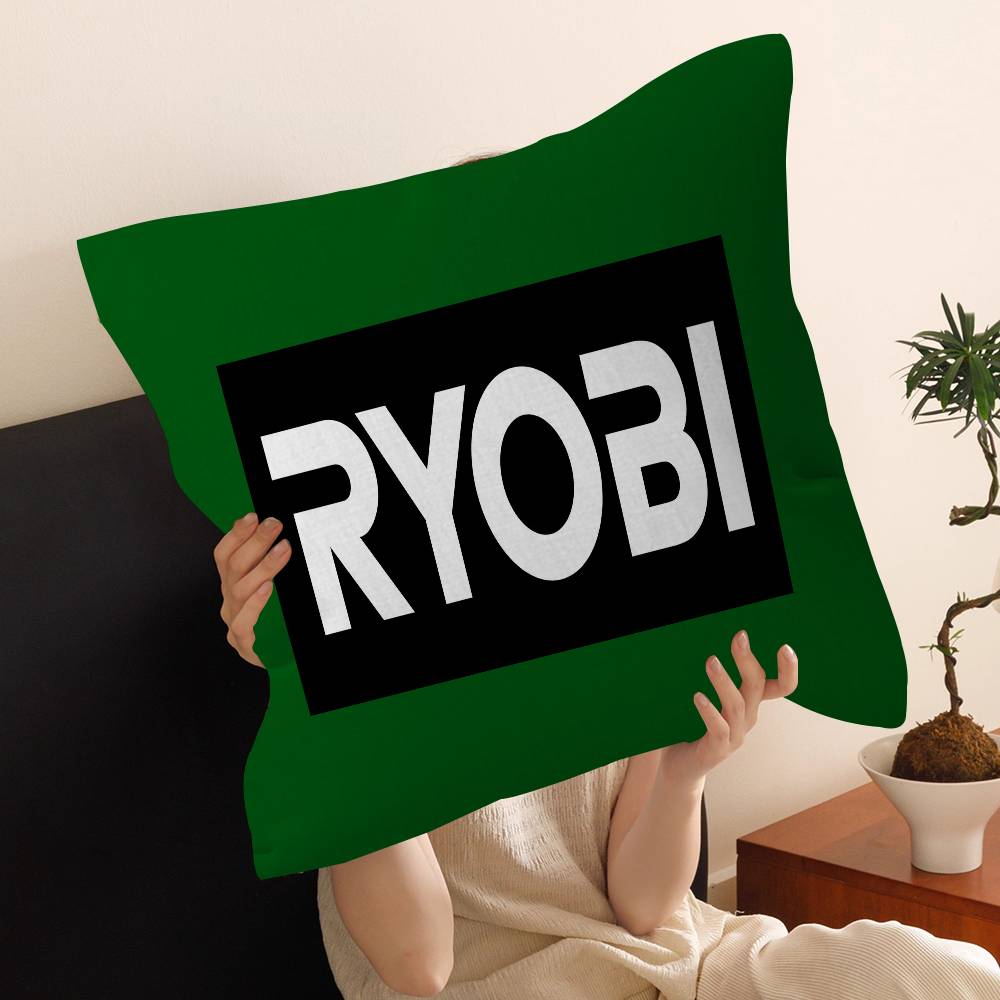 R-Ryobi Personalized Pillow Cover Kids Bedroom Wild Party Decor Pillowcase Kid Birthday Shower Gift