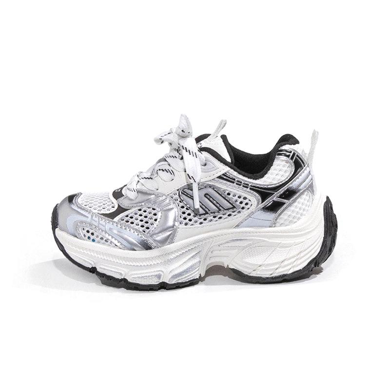 

Модные детские спортивные сетчатые кроссовки 2025, повседневные и с мягкой подошвой 27 (17cm)