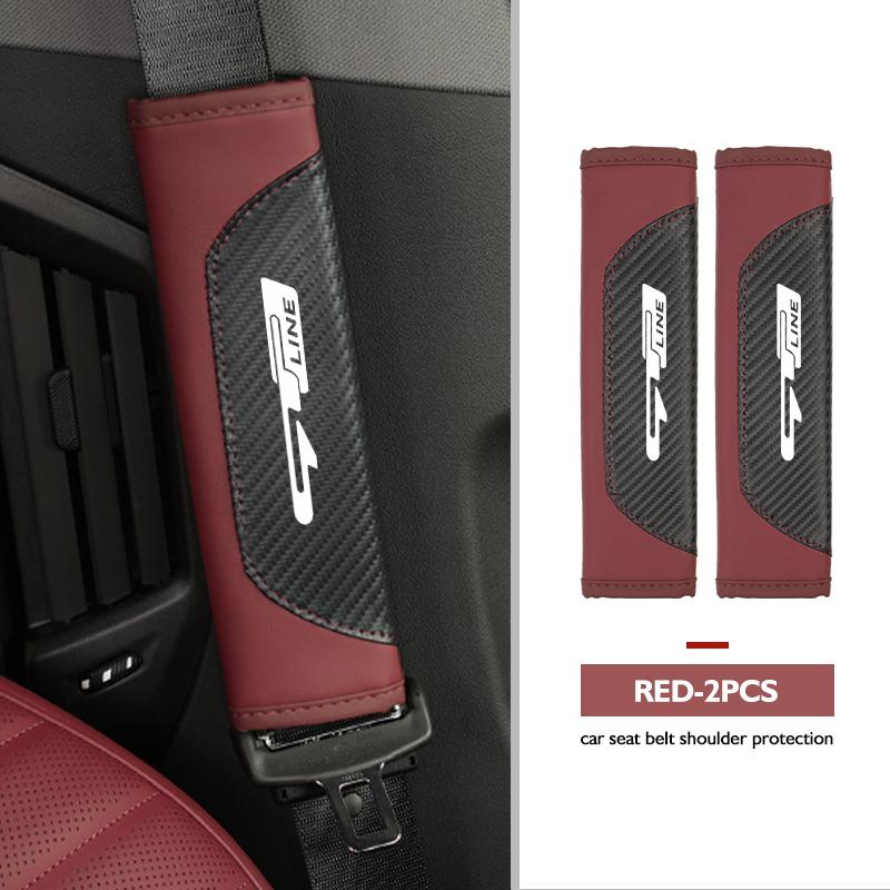AFT2 For KIA Car Interior Accessories Auto Seat Belt Cover Shoulder Pad Rio K5 K2 Sportage Ceed Sorento Picanto Stinger Soul