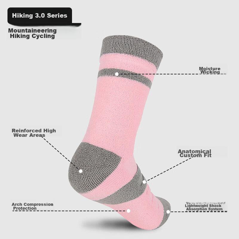 Alpenmont Outdoor Hiking Socks for Women, Professional Mountaineering Socks, CoolMax Socks, High-Top Quick-Drying Breathable Sports Socks