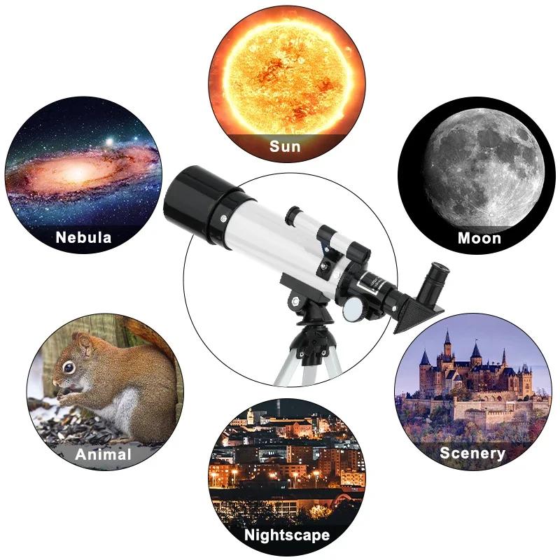 F36050 astronomisches Teleskop, große Öffnung, hohe Auflösung, hohe Vergrößerung, zur Beobachtung des Mondes und der Sterne