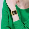 Casio Vintage Series 8-Digit Calculator Function Digital Wristwatch CA-500WEG-1A Unisex Metal Band Gold