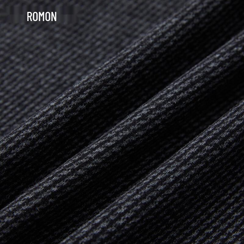 ROMON Men's Striped Wool Blend Stretch Business Casual Blazer