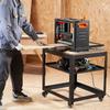 Planer Stand, 100 lbs/ 45 kg heavy loads, Three-Gear Height Adjustable thickness planer table,with 4 Stable Casters & Storage Space, for most planers,