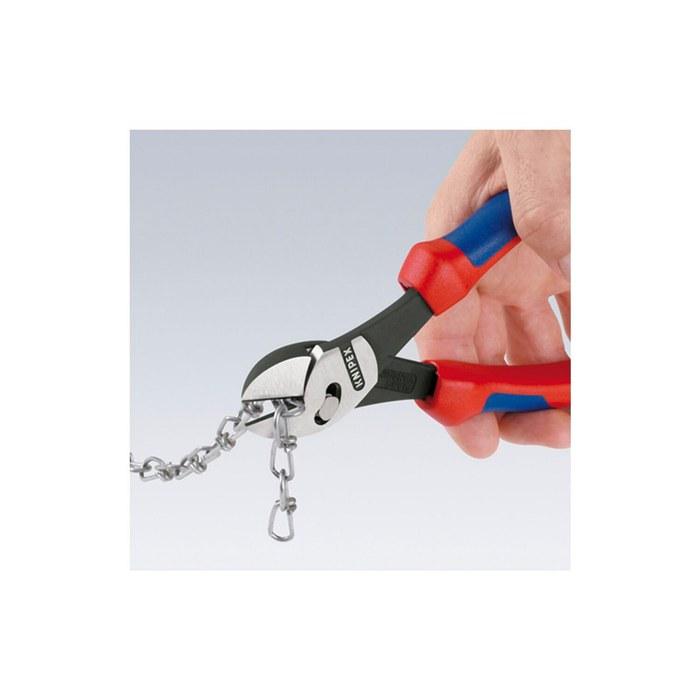 Knipex 7372-180F TwinForce Pliers with Spring, Black