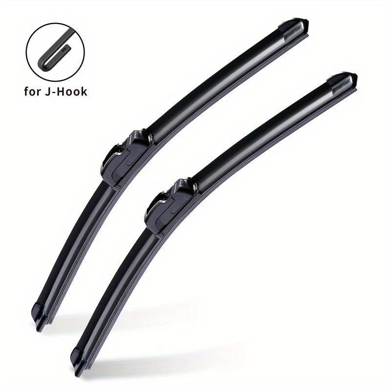 1Pc Car Windshield Wiper Blades Hook Universal Soft Rubber Frameless Bracketless Car Wipers 14" 16" 18" 19" 20" 21" 22"