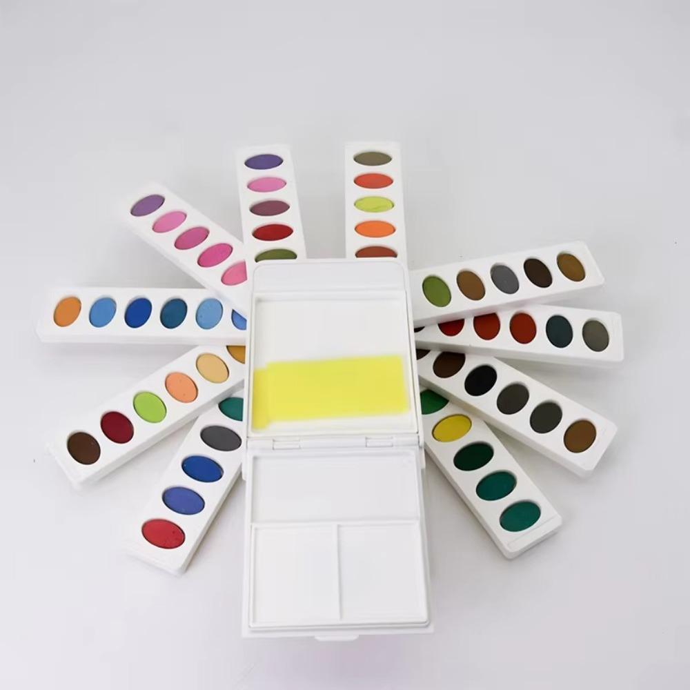 Portable Multi-color Paint Box Washable Oil Painting Box Watercolor Paint Box  Art Painting