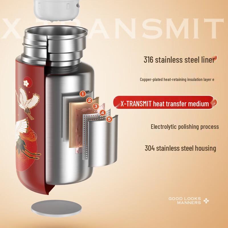 RELEA 316SS Shake-to-Heat Hand Warmer Thermos Cup