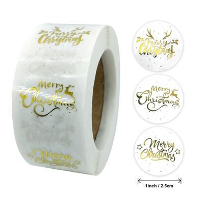Pack Sticker Christmas Holiday Gift Decorating Gift 1 Roll 500 Posts Christmas