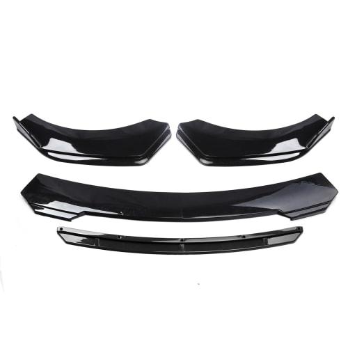 Bumper Spoiler for Nissan Note Aura FE13 FSNE13 Front Bumper Lip Spoiler 4-Division Adjustable Bumper Lip Protector Lip Spoiler Cover Trim Upgrade Scr