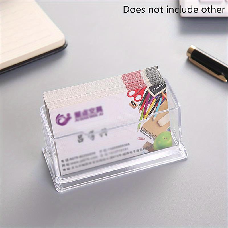 Genomskinlig Akryl Förvaringslåda för Tepåsar Sötningsmedel Hotell Restaurang Bord Sockerpåse Sorteringsfodral Hemorganisatör