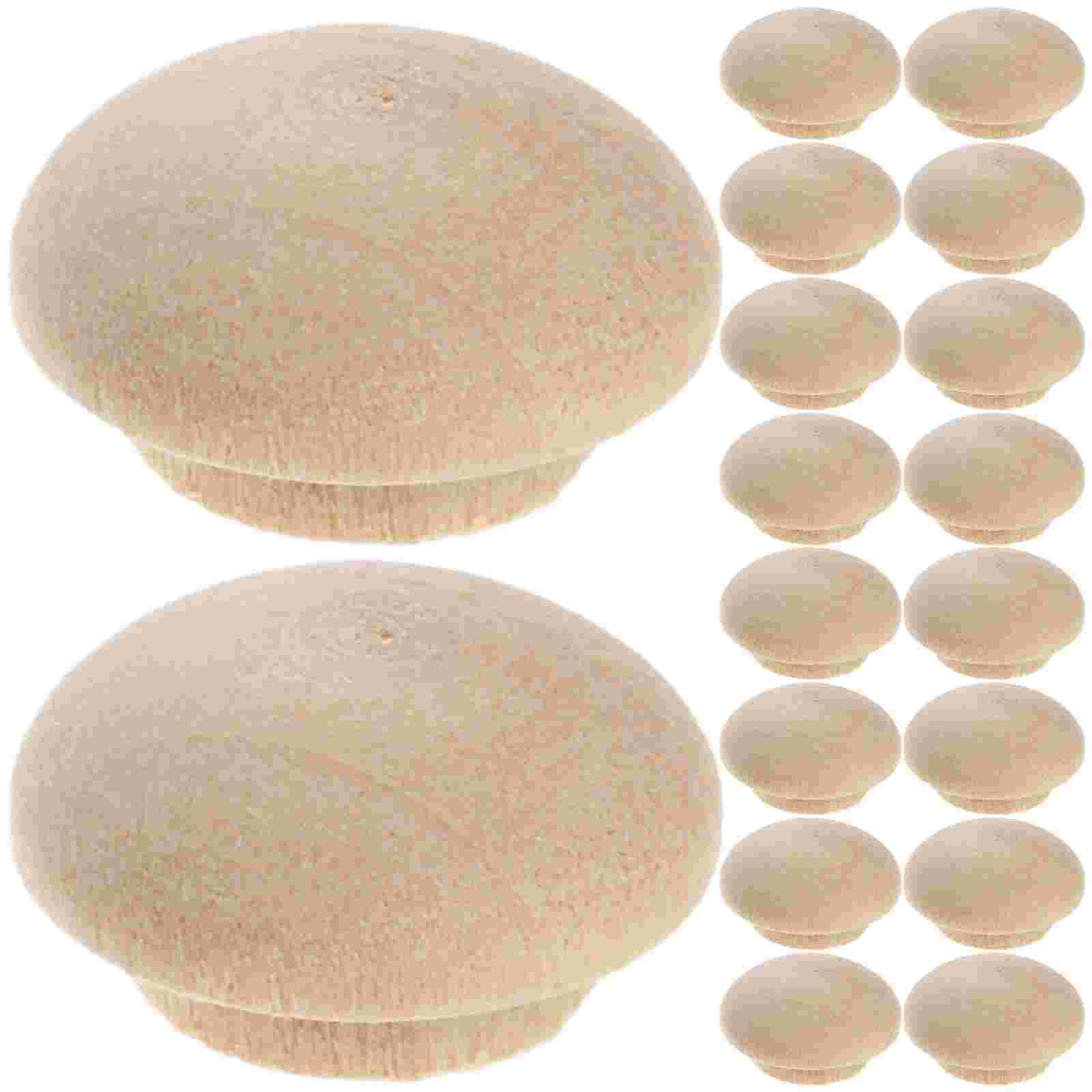

100 Pcs Solid Beech Staircase Wood Covers Furniture Hole Plugs Cabinet Caps Decorative Inserts Screw Fillers Hardware Gaskets 1.50X1.50X1.00CM бежевый