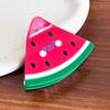 Women Hair Claw Cartoon Fruit Shape Shower Hair Clip Medium Size Acrylic Back Head Hair Claw Versatile Hair Accessory
