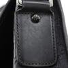 Gucci Messenger-Umhängetasche 145844 GG schwarz Sima-Leder Herren Gebraucht