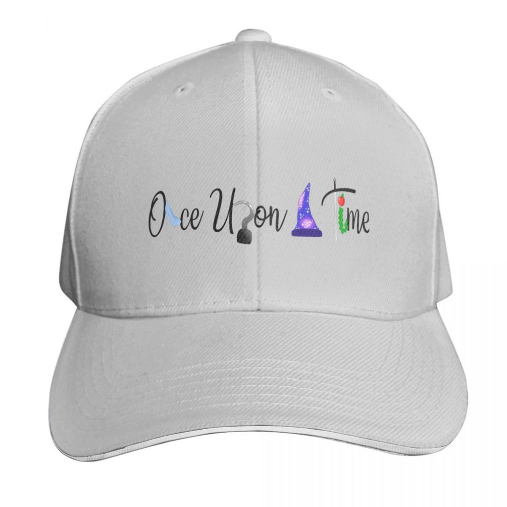 Once Upon A Time Lettering Baseball Cap Custom Cap Brand Unisex cap luxury caps fishing caps Unisex For Unisex Womens