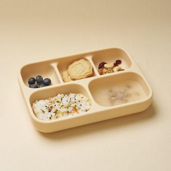 Edison Silicone Suction Meal Tray - 5 Sections