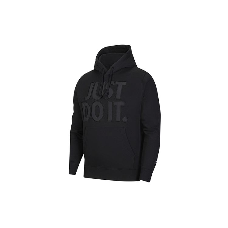 Nike Men s Sportswear  Just Do It  Graphic Pullover Hoodie Black CV8980-010 L