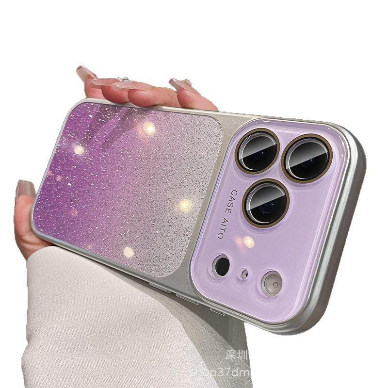 iPhone 17 Pro Max Gradient Glitter Case with Full Drop Protection 15 Pro