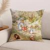 Cartoon Easter P-Peter R-Rabbit Pillow Case Office Cushions Suitable For Sofa Car Bedroom Decorative Cushion Cover