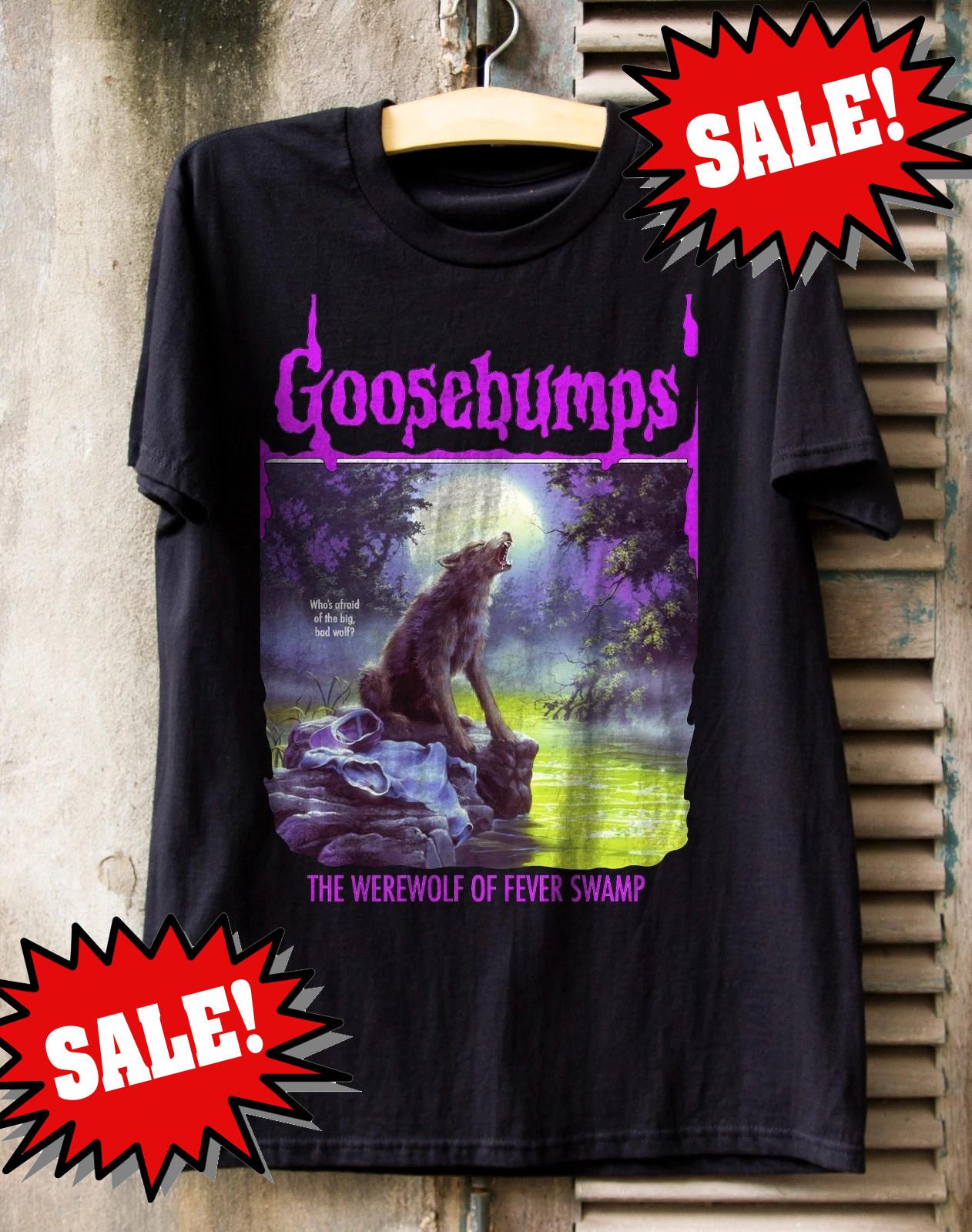NEW Goosebumps The Werewolf of Fever Swamp Cotton S to 5XL Black T Shirt CM787 XXXL