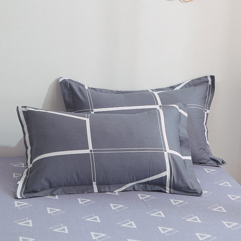 Cotton Printed Cartoon Pillowcase 2 Pieces Comfortable and Soft 48x74cm Pillow Cases