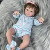 18Inch Already Finished Reborn Baby Doll Felicia Adorable Girl Lifelike Doll 3D Skin Tone Veins Doll Gift With Doll Accessories