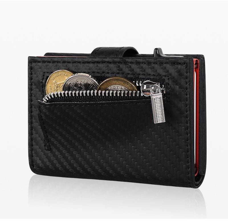 RFID Men's Anti-theft Aluminum Alloy Multi-card Credit Card Holder