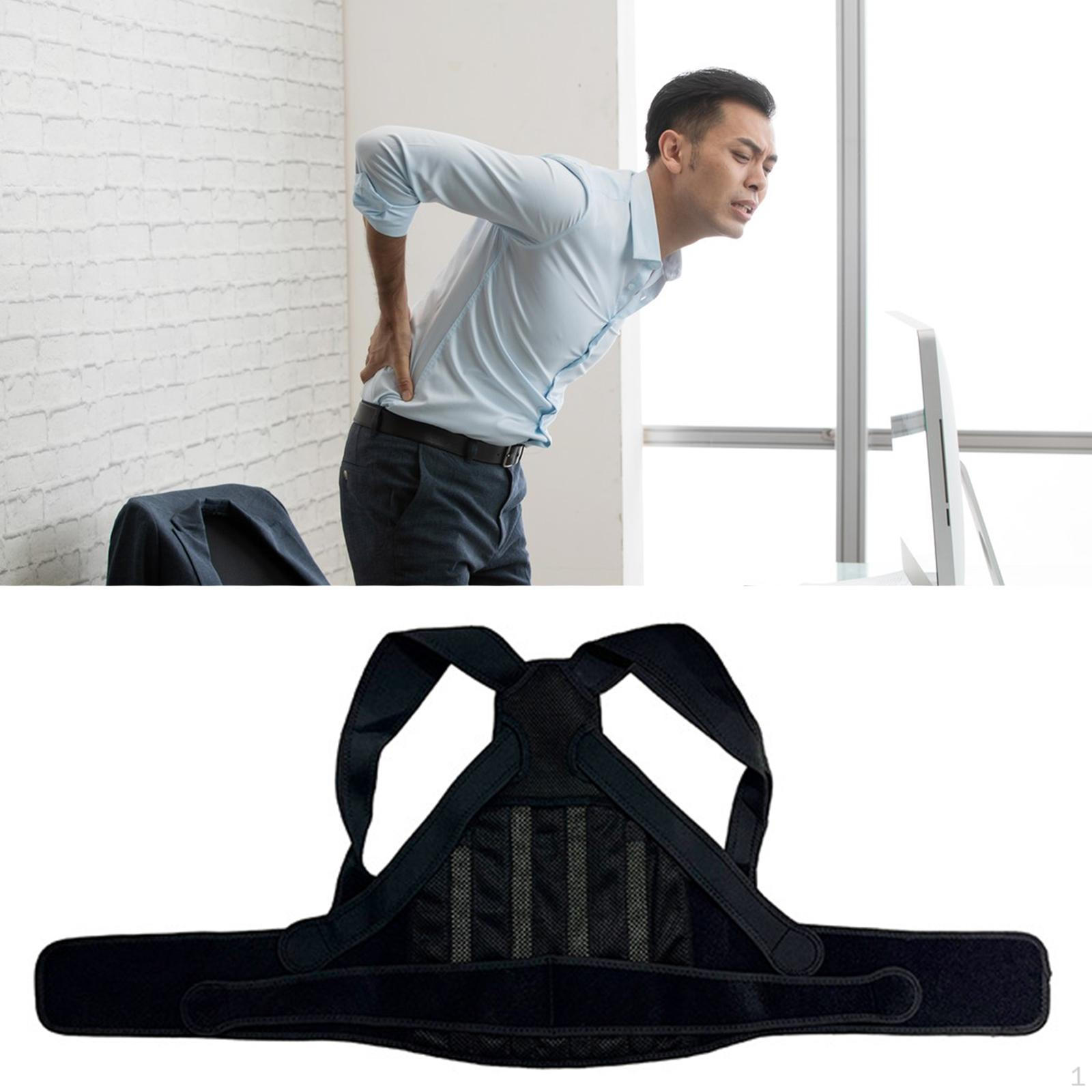 

Пояс-корректор осанки регулируемая поясничная поддержка для спины плеч шеи XL