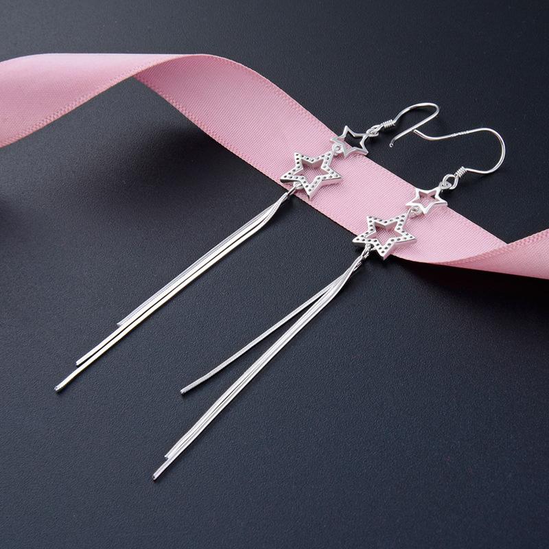 Lindon 925 Sterling Silber Ohrringe Tropfenohrringe für Frauen Hochzeit Party Geschenke