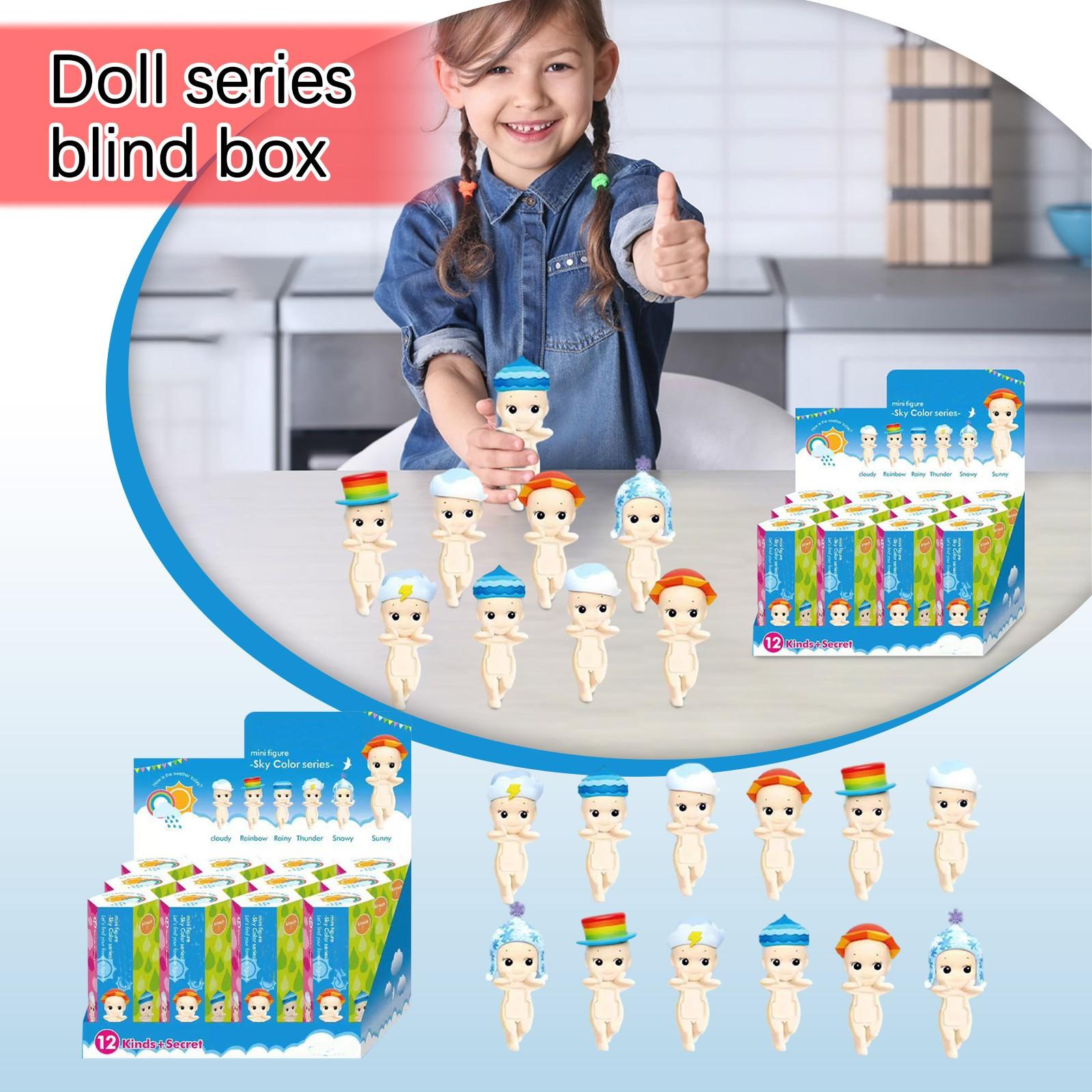 

Откройте для себя мистическое царство крылатых чудес: Интригующие фигурки ангелов в сюрприз-слепых коробках Angel Hippers Dreaming Series Figure One Size