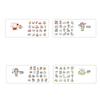 Rosyposy Fresh And Lovely Sticker Bag With Beautiful Hand-painted Patterns And Colors