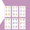 6PCS/set Kids Space Themed Temporary Tattoos Fantasy Planet Designs Fun Preschool Party Favors Stickers