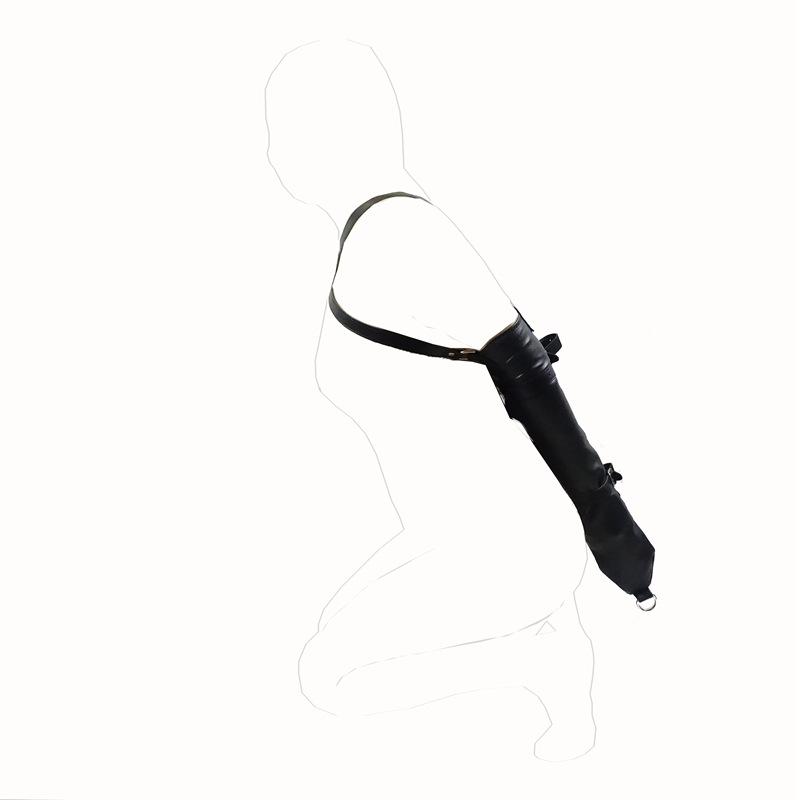 Single-Hand Reverse Glove Restraint for BDSM Training
