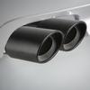 Car Exhaust Muffler Tip Aluminum Alloy Tail Throat Tailpipe Black Exhaust Tailpipe Tip Tail Muffler Tip Car Modification Parts